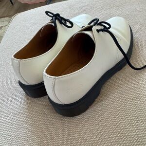 White doc martens oxfords